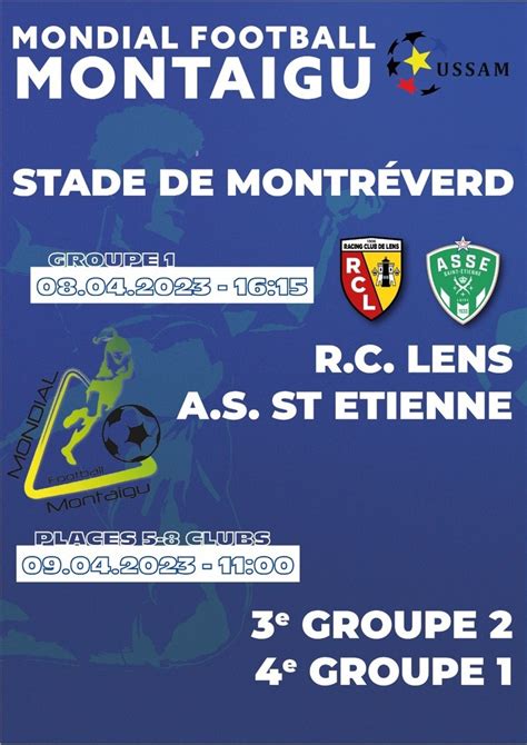 Matchs Du Mondial Football Terres De Montaigu