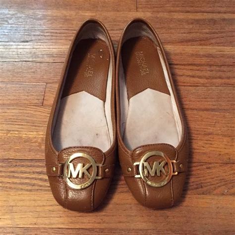 Michael Kors Flats Leather Upper Rubber Outsole Size 7 5 I Only Wore Them A Handful Of Times