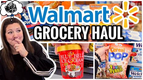 WALMART GROCERY HAUL SHOP WITH ME GROCERY HAUL MEAL PLAN YouTube