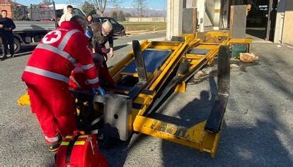 Incidente Sul Lavoro A Borgaro Torinese Operaio Ferito