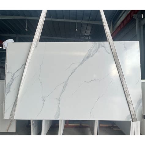 Big Slab X Sintered Stone Wall Format White Marble Tiles Floor