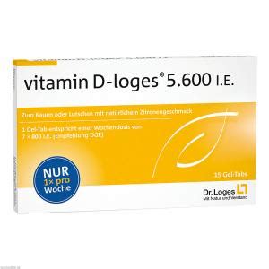 Vitamin D Loges I E Wochendepot Kautabl St Preisvergleich