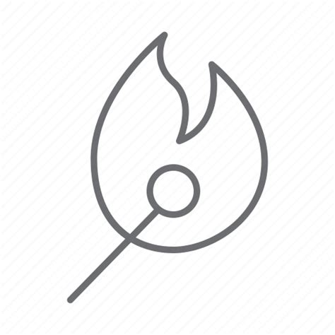 Match Match Stick Fire Burn Flame Burning Icon Download On