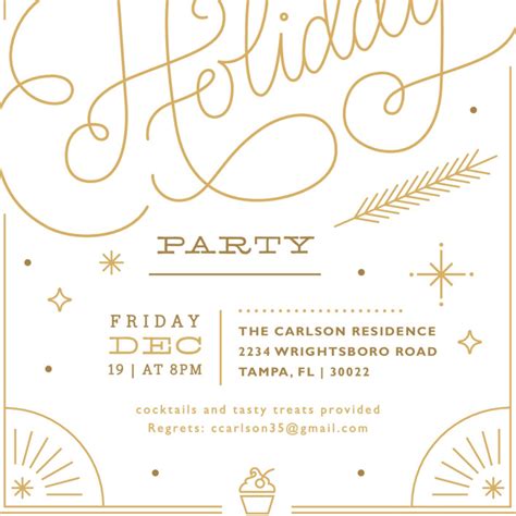 Sparkling Soiree Holiday Party Invitations by Kristen Smith | Minted