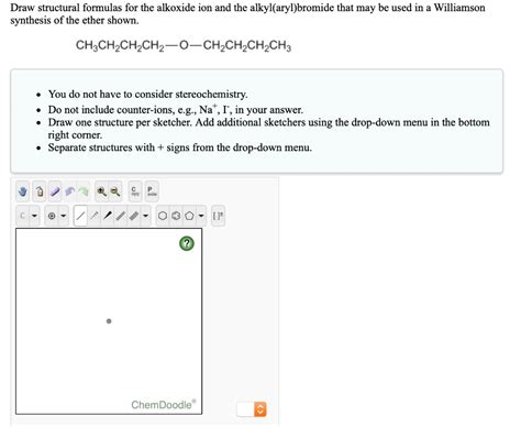 Draw Structural Formulas For The Alkoxide Ion And The Solvedlib