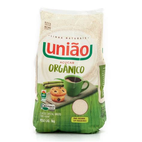 AÇÚCAR ORGÂNICO CRISTAL UNIÃO 1KG MERCEARIA NATURAIS E