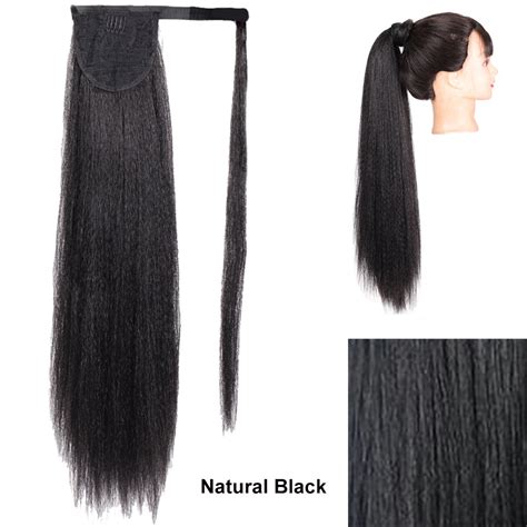 HOUYAN 20 Inch Drawstring Synthetic Long Afro Kink Grandado