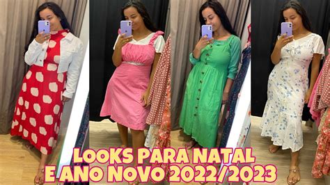 Provando Looks De Natal E Ano Novo Havan E Pernambucanas