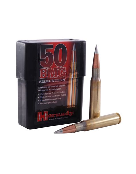 Hornady 50 Bmg Ammo 750 Gr A Max