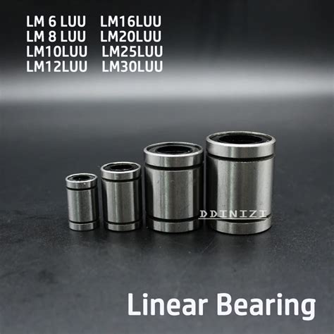 10pcs/lot LM8UU LM10UU LM12UU LM16UU LM6LUU LM8LUU Linear Bushing 8mm ...