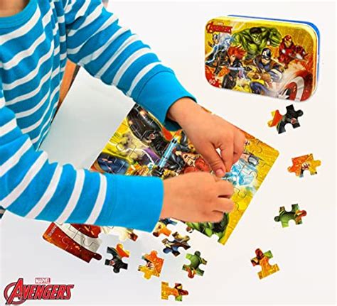 Disney Jigsaw Puzzles for Kids Ages 4-8,60 Pieces Marvel Superhero Hulk ...