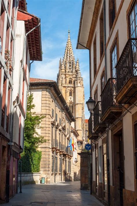 Mon street, Oviedo stock photo. Image of asturias, spain - 80570078