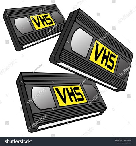 Vhs Tapes Cartoon Illustration Vintage Stack Stock Vector (Royalty Free) 2268359307 | Shutterstock