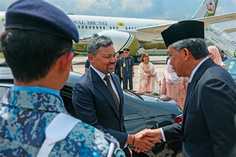 Brunei Crown Prince arrives for official visit to Malaysia