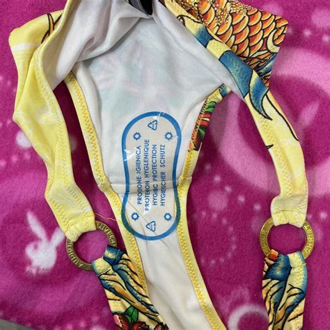 Y2K Christian Audigier Bikini Set Brand New With Depop