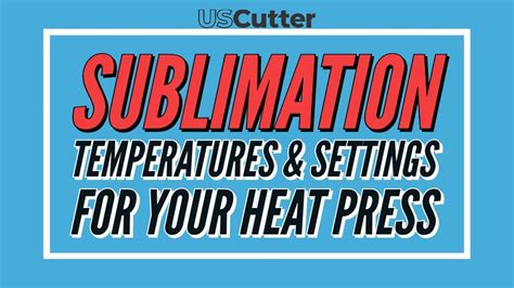 Cheat Sheet Printable Heat Press Temperature Guide