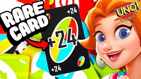 I Found A Rare Wild Draw 24 Card In Uno Mobile Youtube