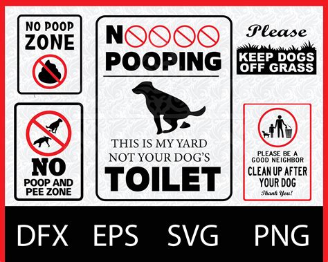 Free Printable Dog Poop Signs UK | FREE Printable HQ