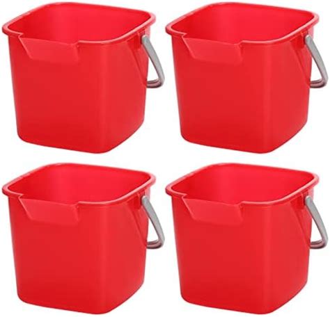 Amazon Peohud 4 Pack Sanitizing Buckets 3 Quart Small Cleaning