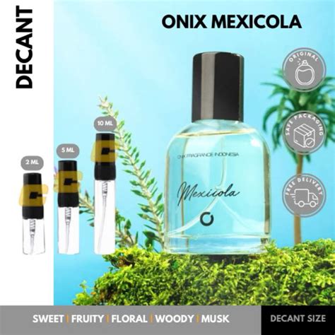 jual  stiker decant ml ml ml mexicola parfum  onix