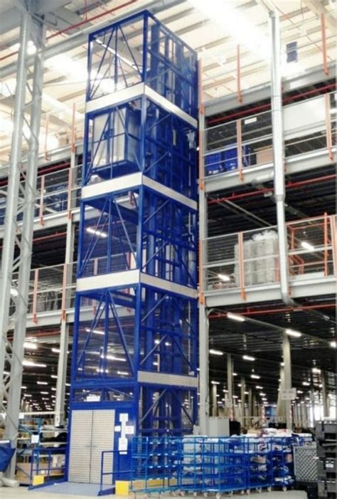 DHAMSYA ELEVATOR Seg 10 Warehouse Goods Lift Maximum Speed 2 75m S