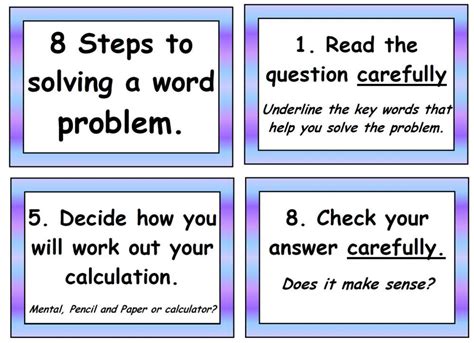 How To Solve Word Problems In Mathematics