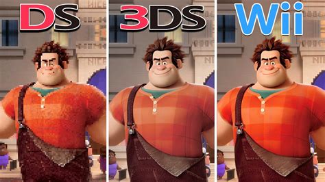 Wreck It Ralph 2012 Nintendo Ds Vs Nintendo 3ds Vs Wii Which One Is Better Youtube