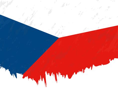 Grunge Style Flag Of Czech Republic 41643882 Png