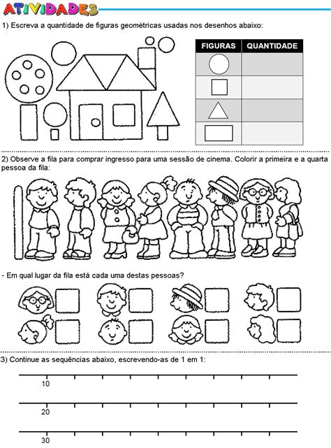 Atividades Para Educadores Ano Atividades Matem Ticas Para Baixar