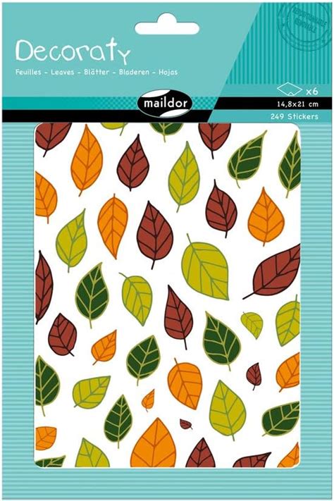 Maildor Ae C Gommettes Decoraty Planches X Cm Feuilles