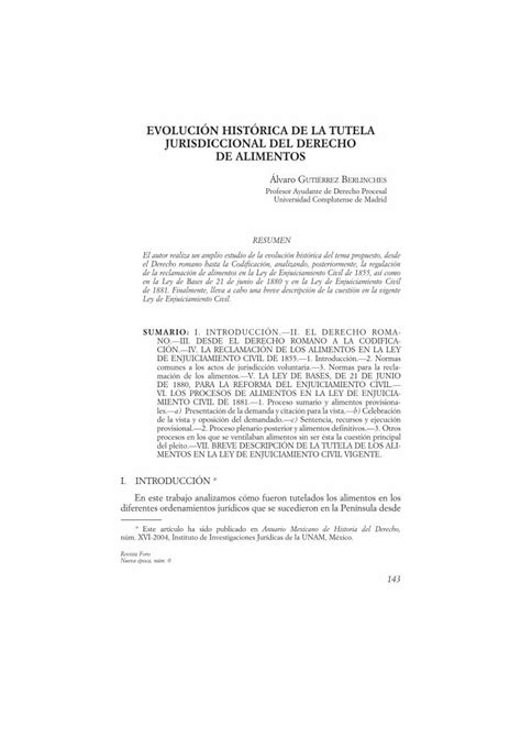 Pdf Evoluci N Hist Rica De La Tutela Jurisdiccional Del Dokumen Tips