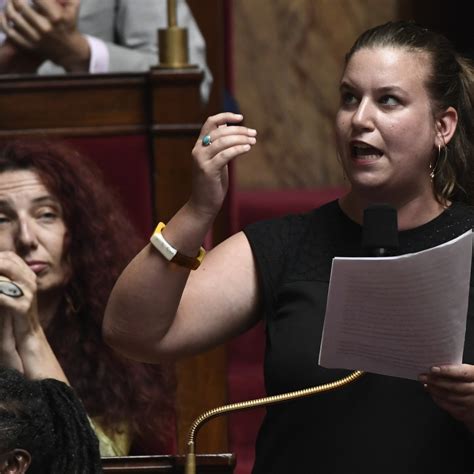 Mathilde Panot Mathilde Panot Deputy Of La France Insoumise During The Session Of