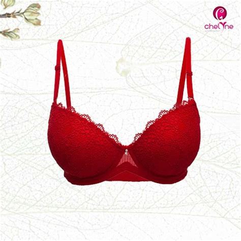 Jual Chelyne Bh Push Up Bra V Full Brukat Tebal Half Cup Bra