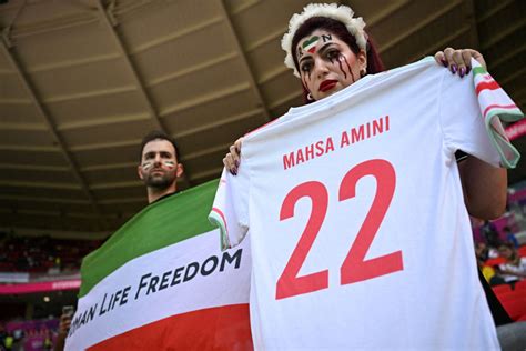 U S Soccer Briefly Scrubs Islamic Republic Emblem From Iran Flag In Support Of Protestors Pbs