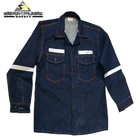 Camisa De Seguridad Jean Crudo Siamplus Safety