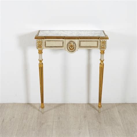 Petite console d applique murale de style Louis XVI en bois aggloméré