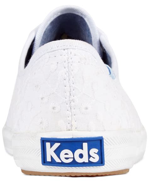 Lyst Keds Women S Champion Eyelet Sneakers In White