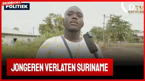 De Nieuwe Politiek Live Braindrain Jongeren Uit Suriname Moet