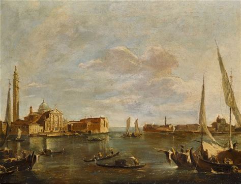 Venice A View Of San Giorgio Maggiore With The Giudecca And The