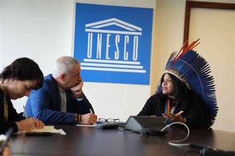 Em Paris Ministra Sonia Guajajara Cumpre Agendas Oficiais Na Unesco E