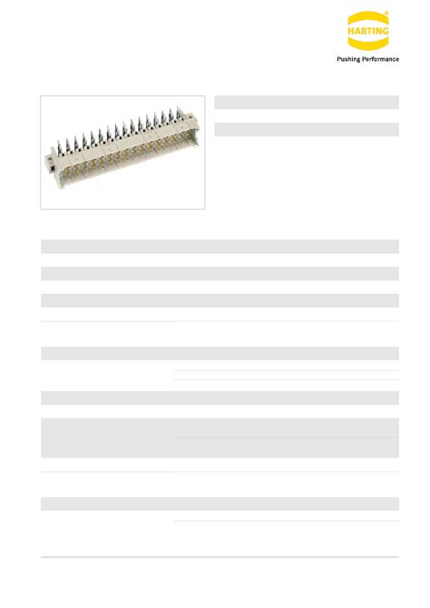 09061486901 Datasheet 1 4 Pages HARTING DIN Power F048MS 3 0C1 2