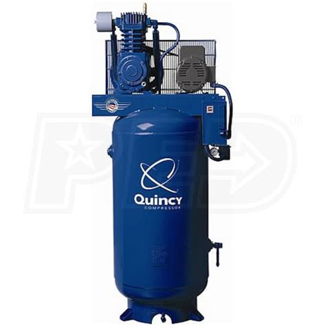 Quincy Qt Pro 75 Hp 80 Gallon Two Stage Air Compressor 230v 1 Phase