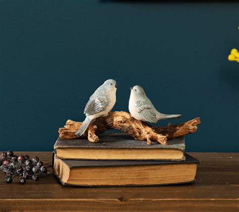 Melrose Birds On Branch Tabletop Figurine