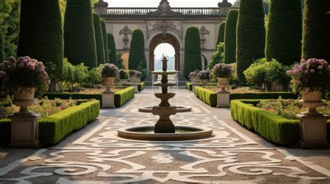 Classic Italian garden design 28562883 Stock Photo at Vecteezy