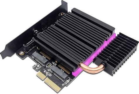 Amazon Ezdiy Fab V Argb Dual M Adapter For Sata And Pcie Nvme