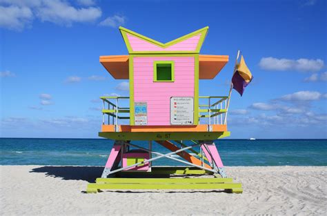 City Of Miami Beach Lifeguard Towers