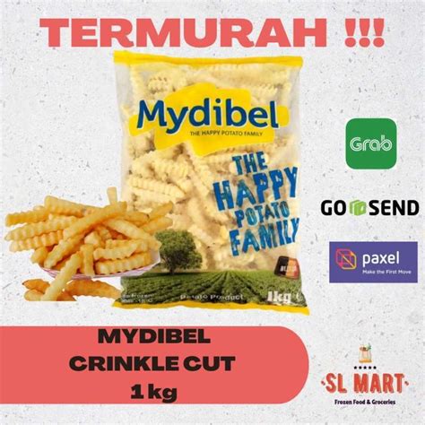 Promo Mydibel Crinkle Cut Kentang Beku French Fries Kg Diskon Di