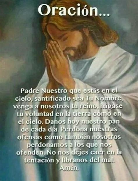 Tareaescribir La Oracion Padre Nuestro Q Estas En Los Cielos En