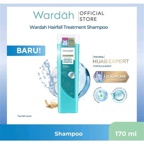 Jual Wardah Shampo Perawatan Rambut Rontok 170ml Shopee Indonesia