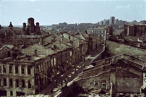 Kharkiv during the German occupation in color · Ukraine travel blog